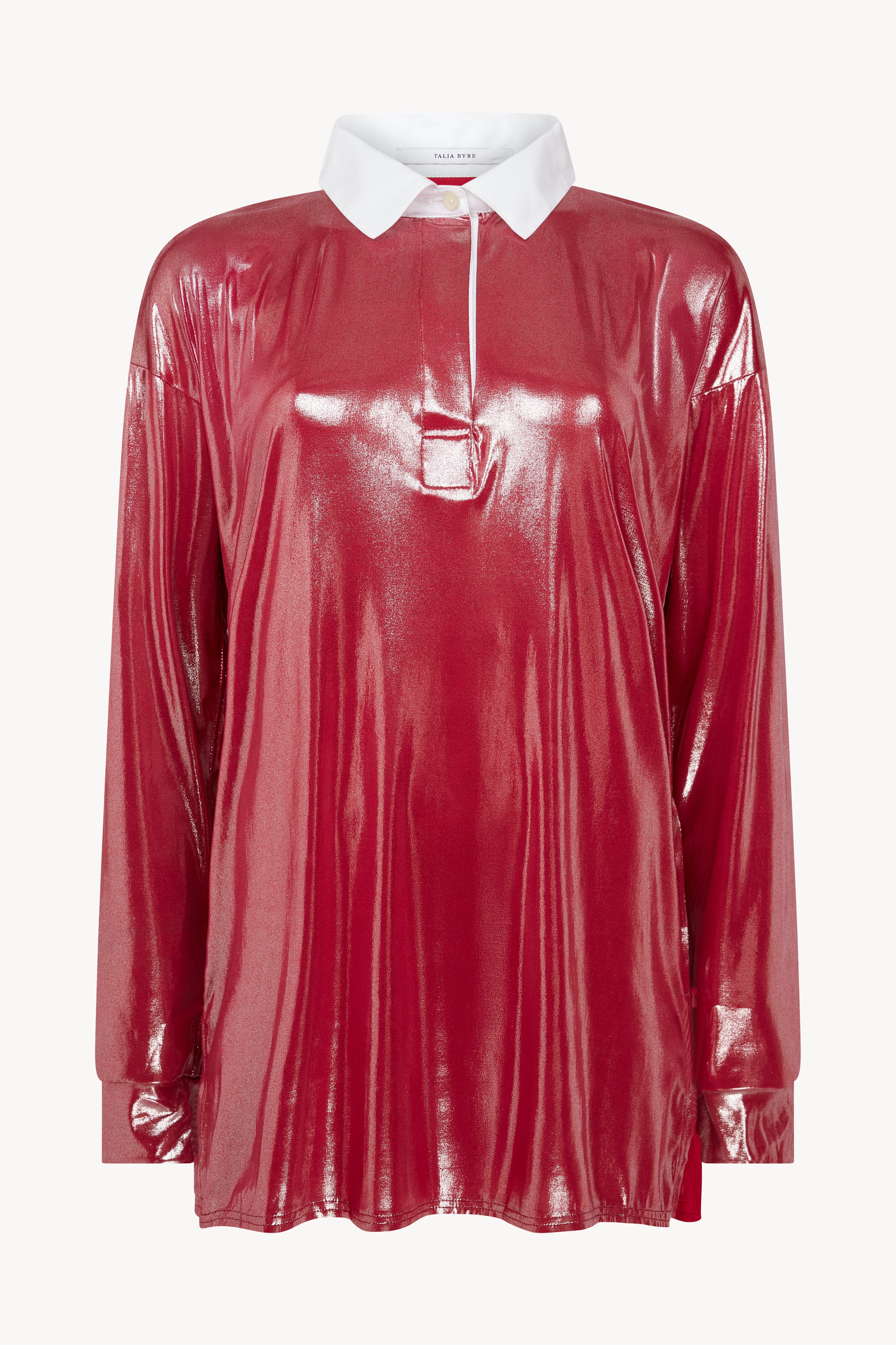 Pink Shiny Rugby Shirt