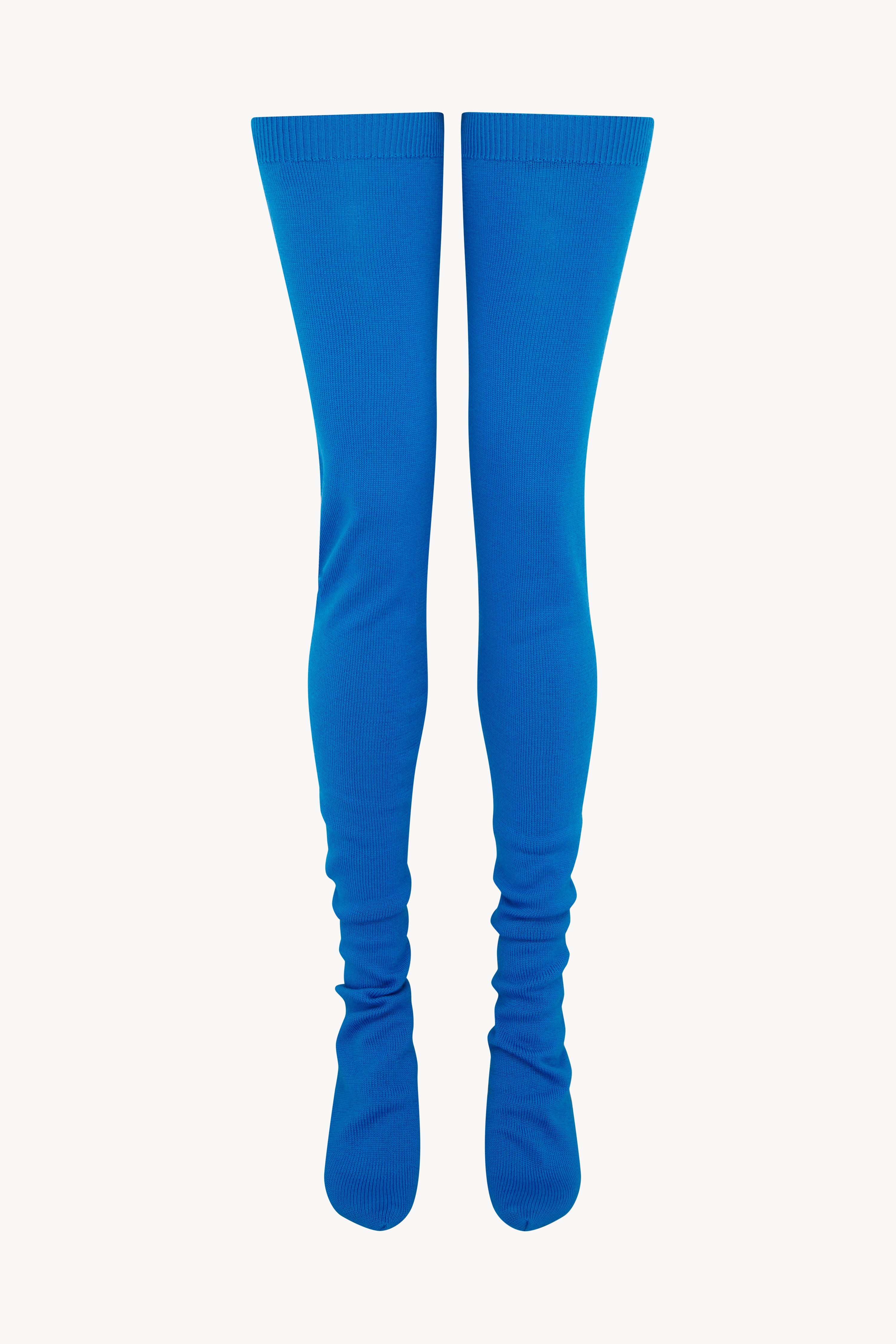 BLUE OVER-THE-KNEE SOCKS