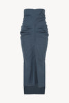 AW23 Chambray Blue Pencil Skirt