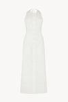 SS23 White Poplin Halter Neck Dress