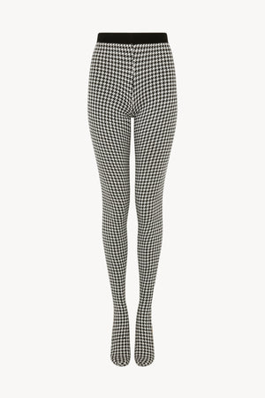 AW24 Black Houndstooth Tights