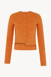 AW23 Orange Knit Classic Cardigan