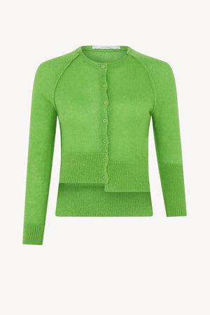 AW22 Bright Green Classic Cardigan