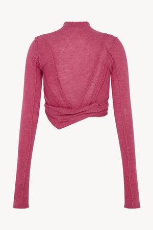 SS23 Pink Knit Bolero