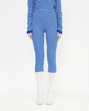 Blue Stripe Leggings