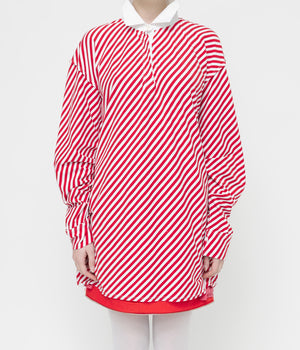 Red Stripe Rugby Shirt