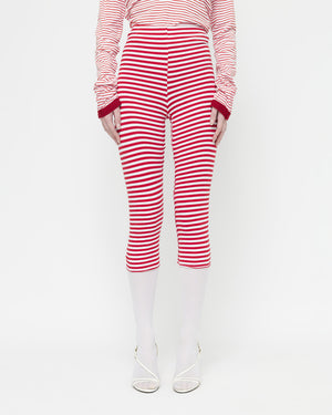 Red Stripe Leggings