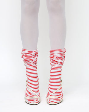 Red Stripe Socks