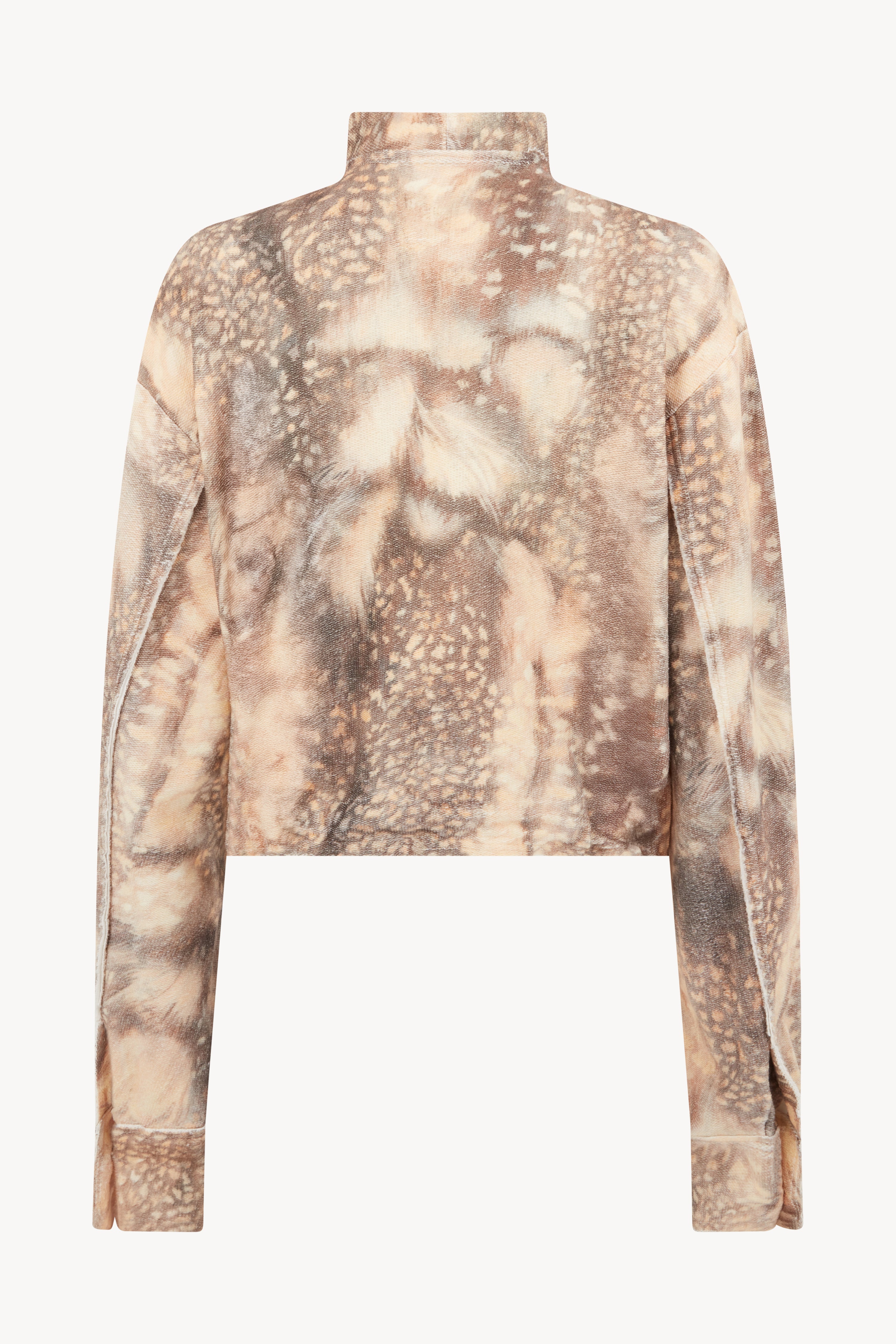Deer Print Bomber Jacket