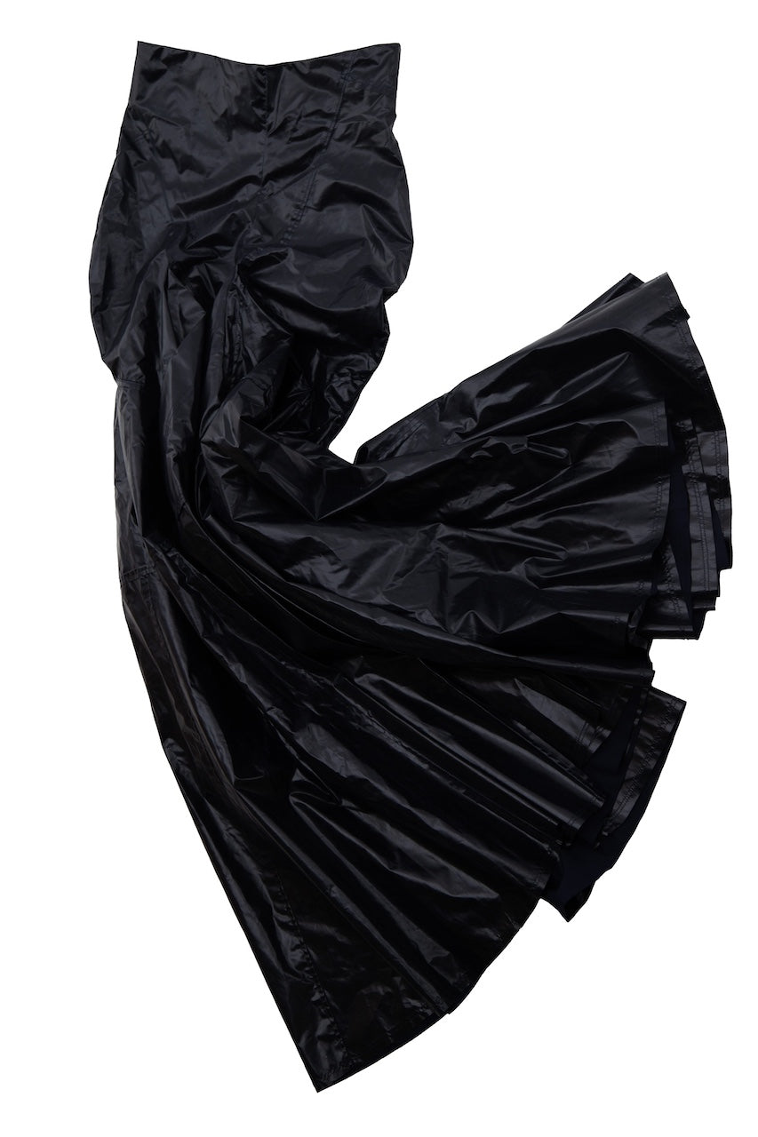 Navy Full Flame Skirt