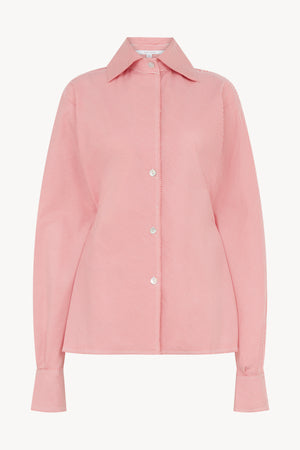 Red Stripe Pinched Waist Shirt