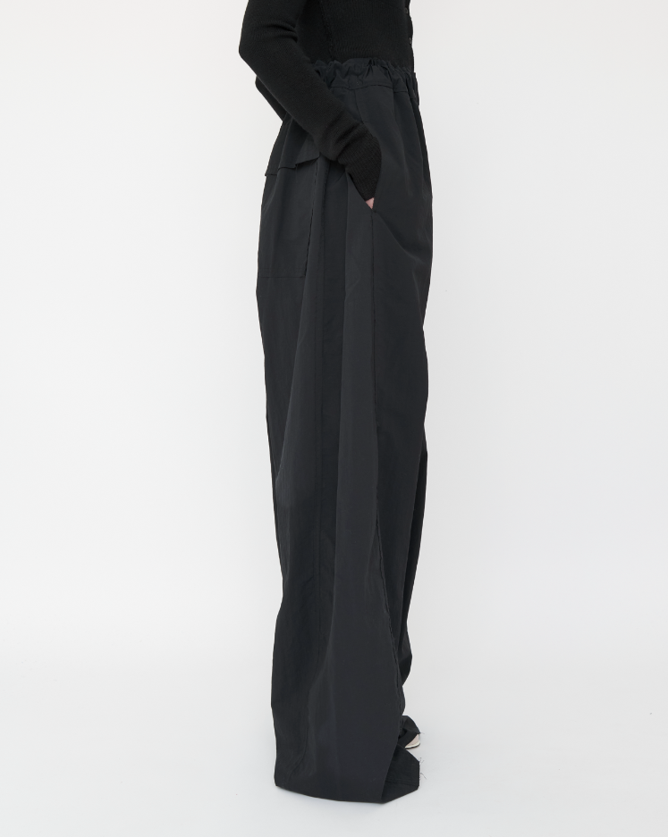 Black Warm Up Trousers