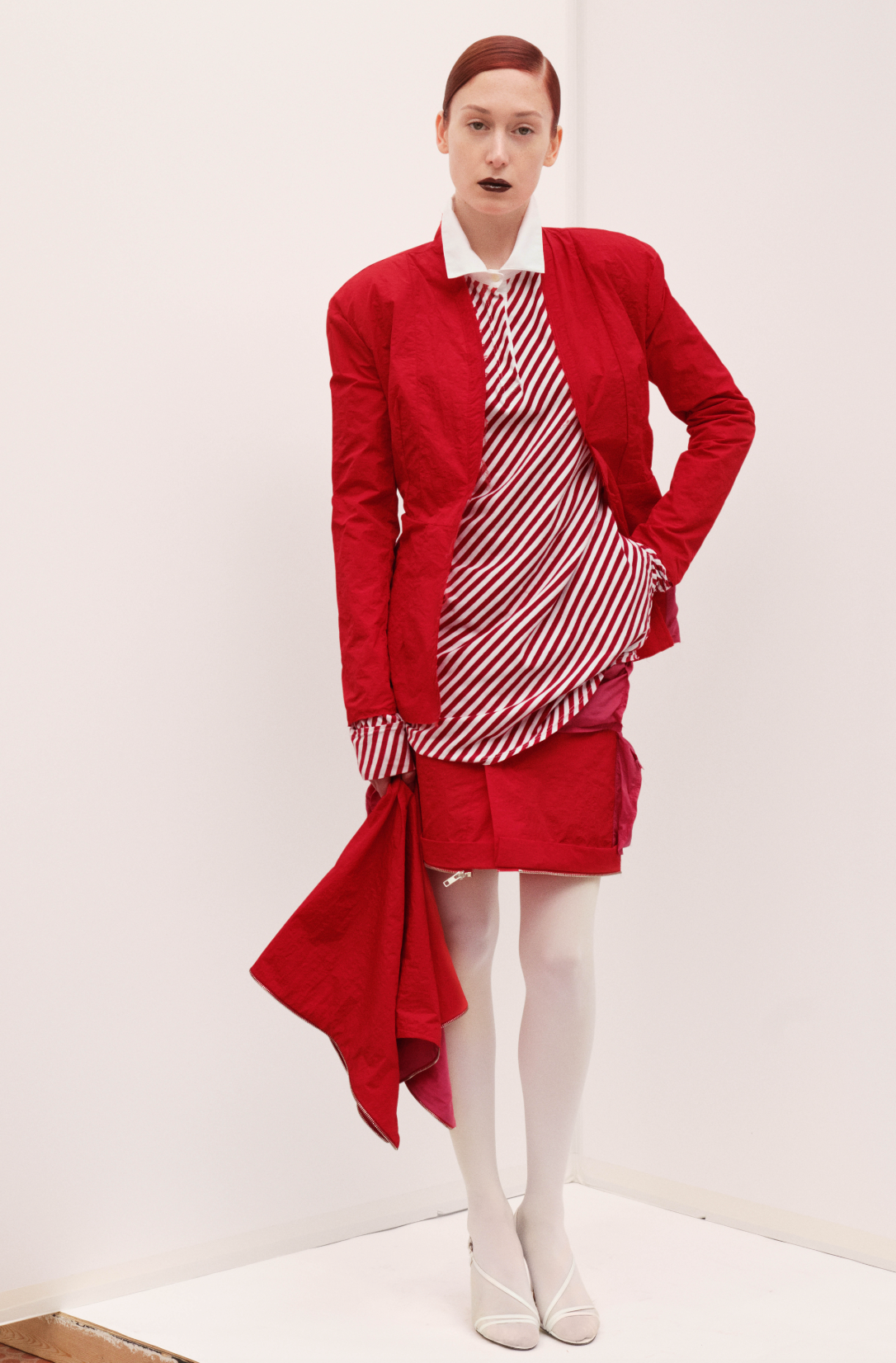 Red Stripe Rugby Shirt