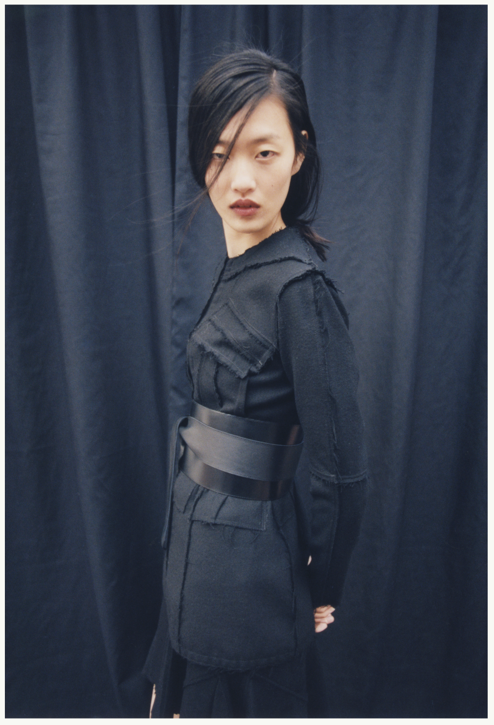 Black Long Line Jacket - Canvas