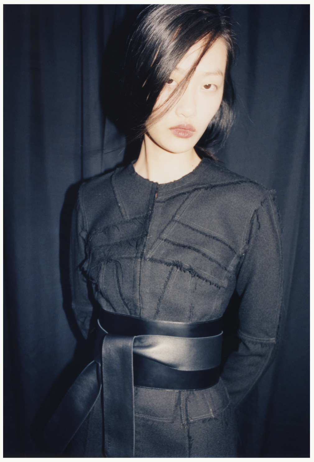 Black Long Line Jacket - Canvas