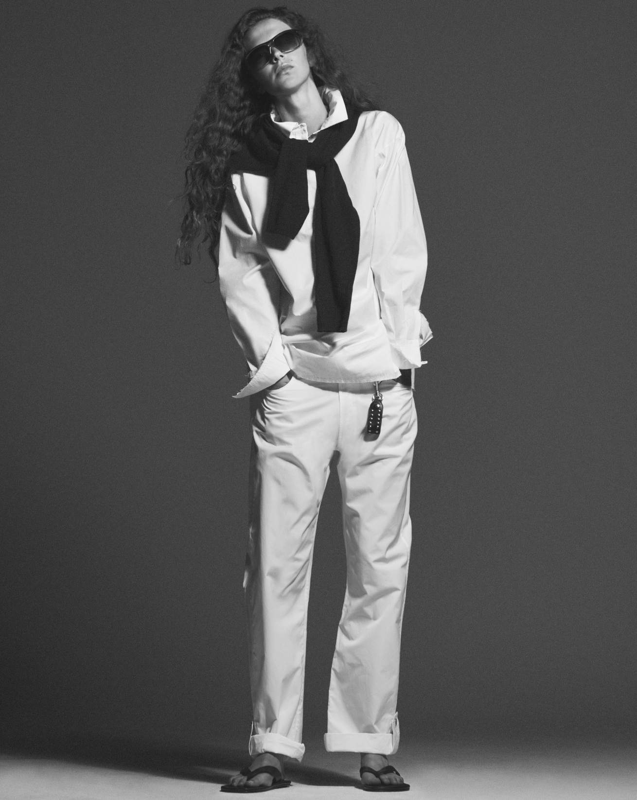 White Poplin Rugby Shirt