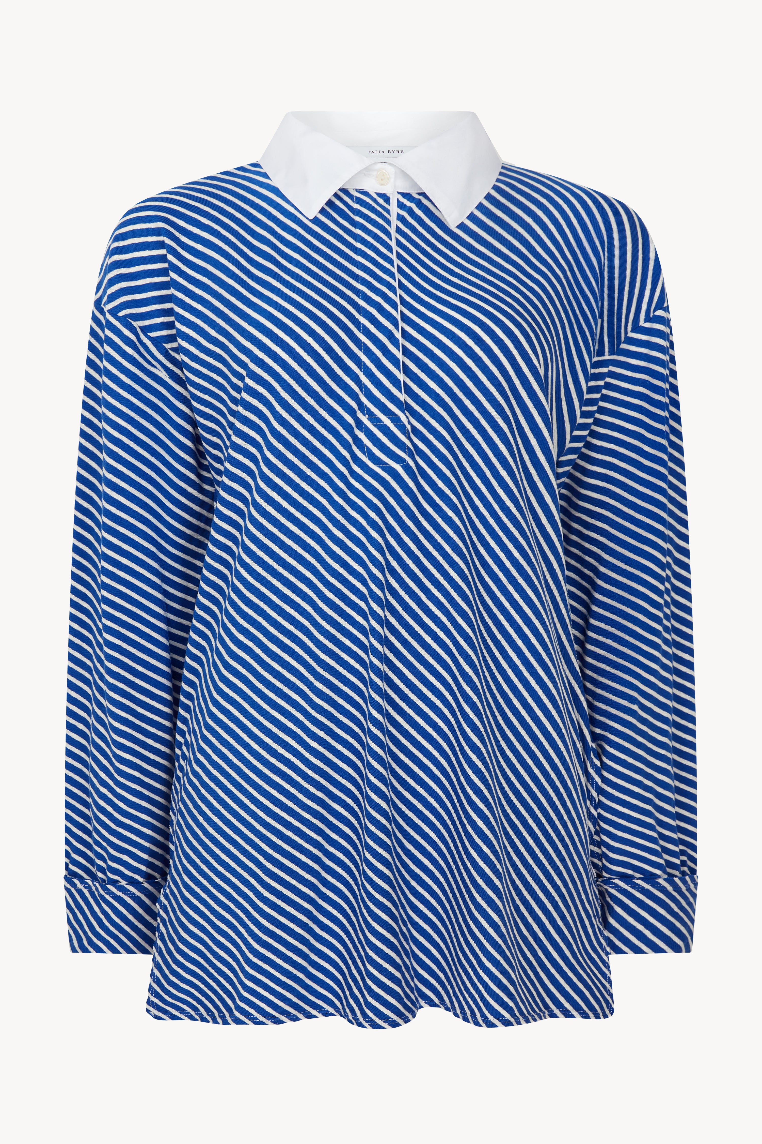 Blue Stripe Rugby Shirt