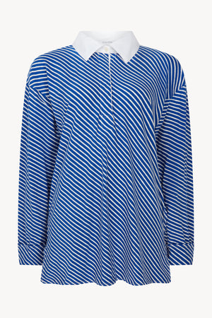 Blue Stripe Rugby Shirt