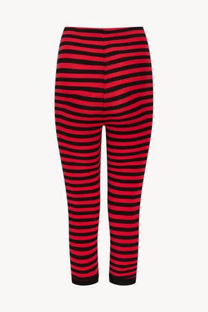 Red and Black Stripe Legging