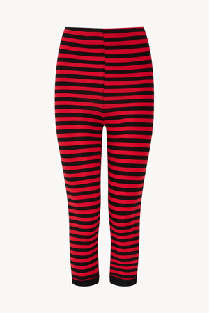 Red and Black Stripe Legging