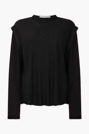 Black Crew Neck Top