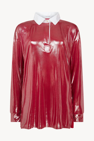 Pink Shiny Rugby Shirt