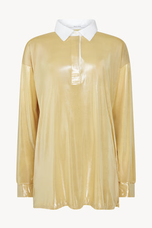 Gold Shiny Rugby Shirt