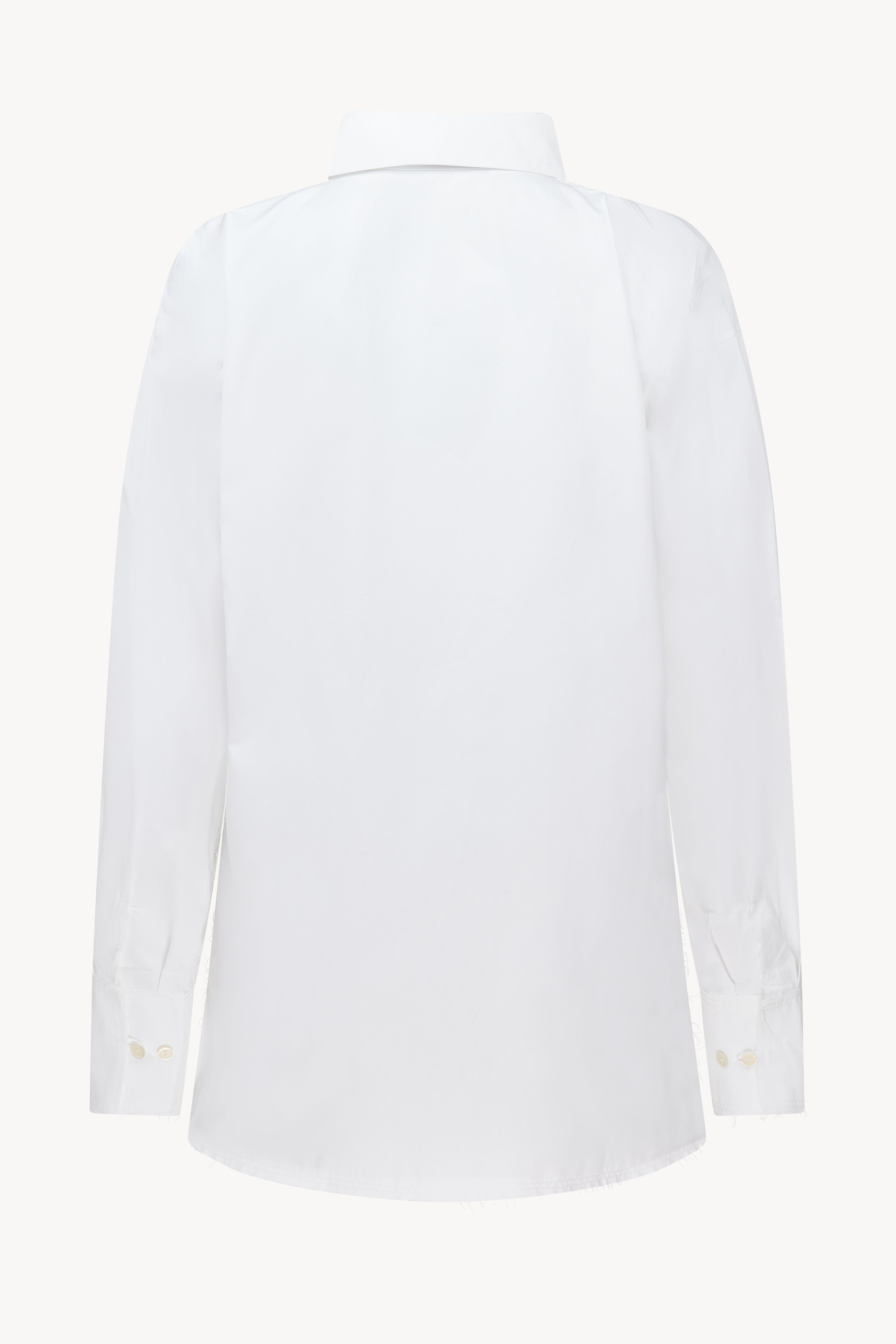 White Poplin Rugby Shirt