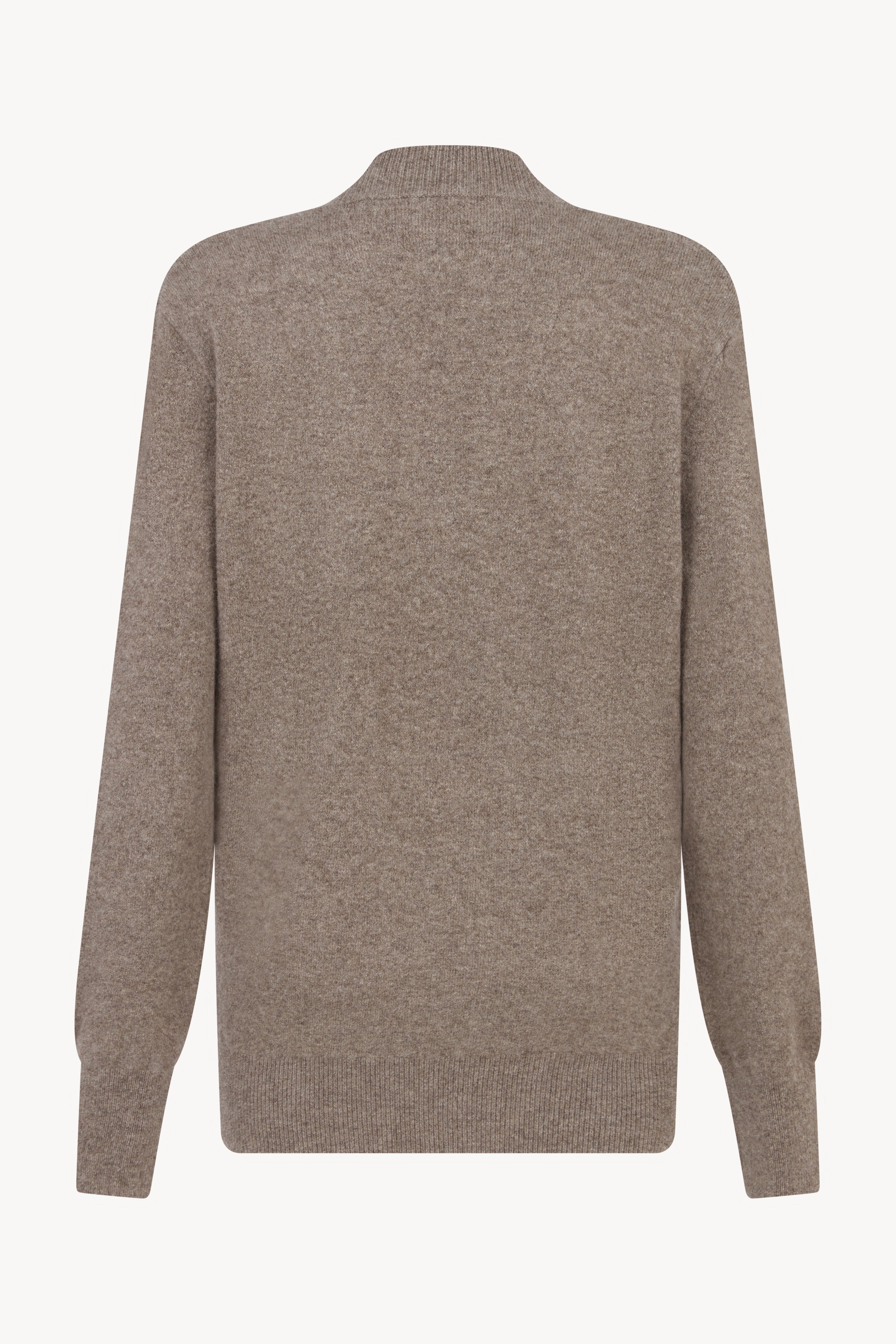 Grey Classic V-Neck Jumper