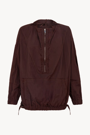 BURGUNDY WINDBREAKER JACKET