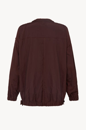 BURGUNDY WINDBREAKER JACKET