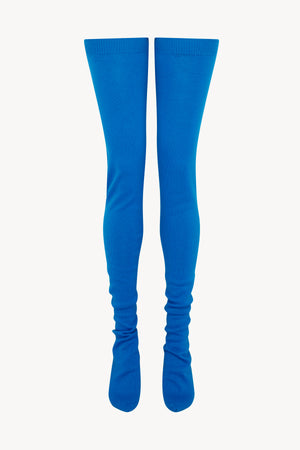 BLUE OVER-THE-KNEE SOCKS