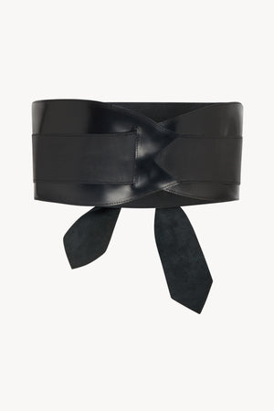 BLACK TIE WRAP BELT